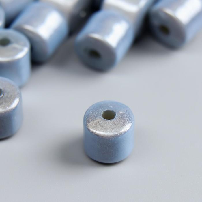 Набор бусин для творчества цилиндр "Небесный" 10 гр 0,8х0,8 см