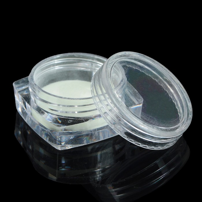 Втирка флуоресцентная для декора ногтей, 1гр, цвет синий