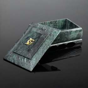 

Ларец "С ящеркой", 7х13х18,5 см, змеевик