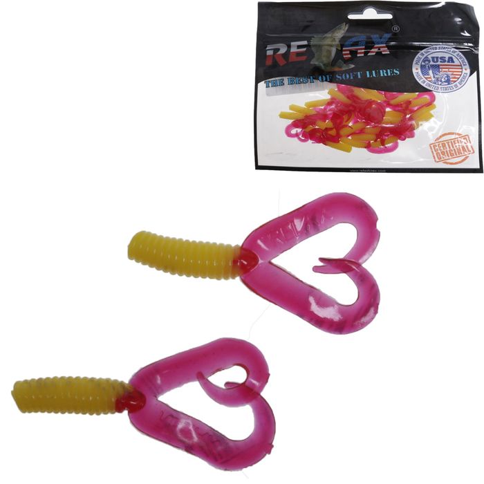 Твистер Relax DTT 2', длина 4,5 см, цвет TS052 (набор 25 шт.)