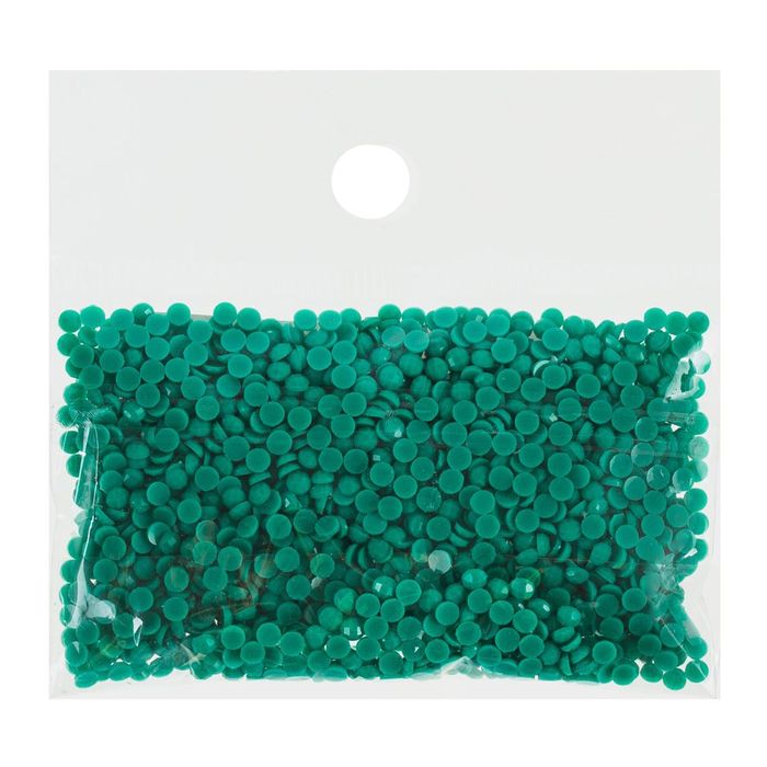 Стразы для алмазной вышивки, 10 гр, не клеевые, круглые d=2,5мм 3812 Turquoise DK