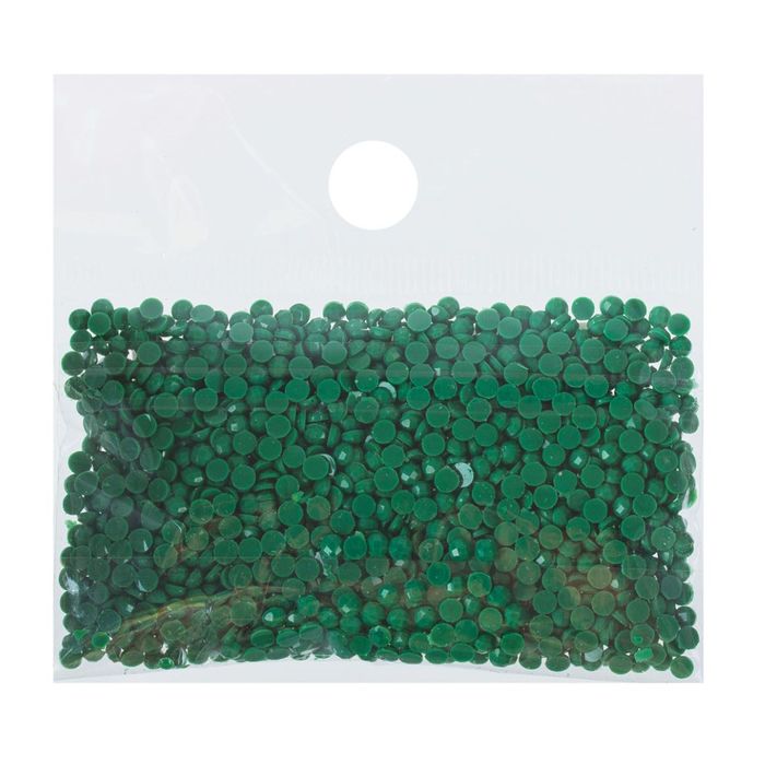Стразы для алмазной вышивки, 10 гр, не клеевые, круглые d=2,5мм 562 Jade Med