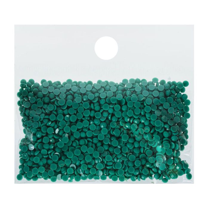 Стразы для алмазной вышивки, 10 гр, не клеевые, круглые d=2,5мм 3816 Misty Green Med