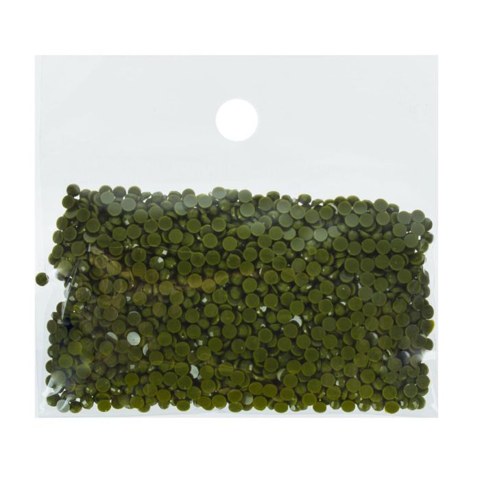 Стразы для алмазной вышивки, 10 гр, не клеевые, круглые d=2,5мм 469 Avocado Green