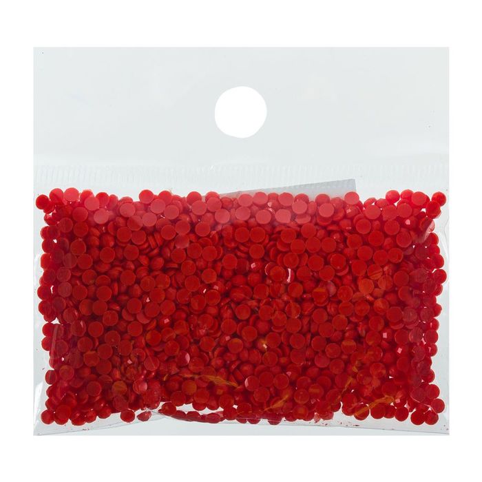 Стразы для алмазной вышивки, 10 гр, не клеевые, круглые d=2,5мм 606 Orange VY DK