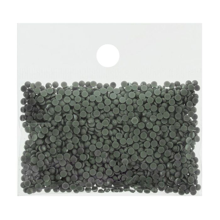 Стразы для алмазной вышивки, 10 г, не клеевые, круглые, d=2,5 мм, 647 Beaver Grey Med