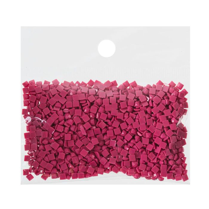 Стразы для алмазной вышивки, 10 гр, не клеевые, квадратные 2,5*2,5мм 3731 Dusty Rose DK