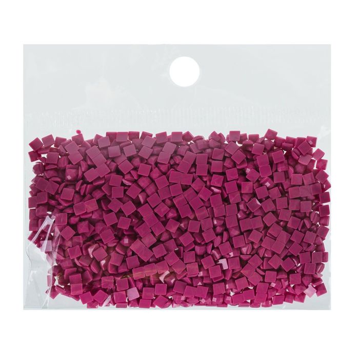 Стразы для алмазной вышивки, 10 гр, не клеевые, квадратные 2,5*2,5мм 3687 Plum Med