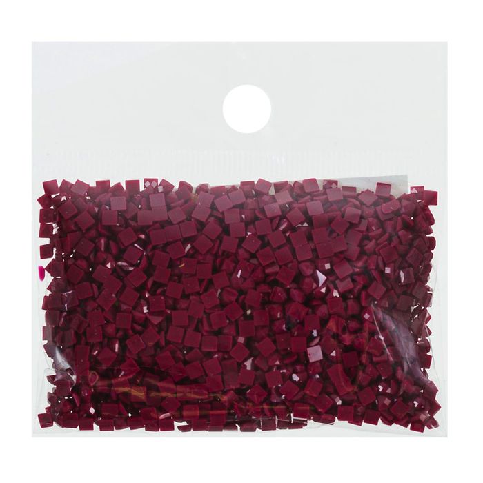 Стразы для алмазной вышивки, 10 гр, не клеевые, квадратные 2,5*2,5мм 3685 Plum VY DK