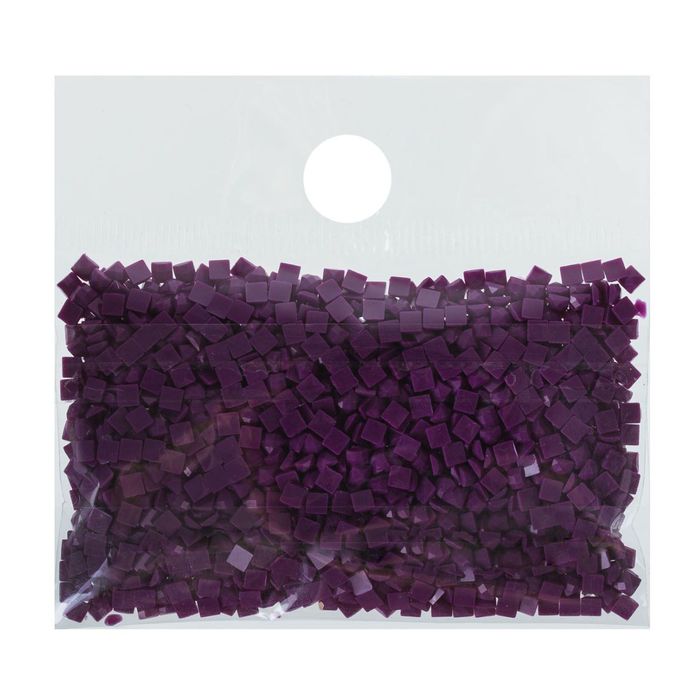 Стразы для алмазной вышивки, 10 гр, не клеевые, квадратные 2,5*2,5мм 327 Purple DK