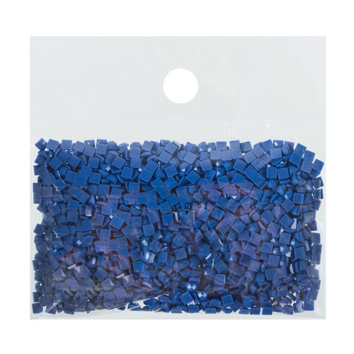 Стразы для алмазной вышивки,10 гр, не клеевые, квадратные 2,5*2,5мм 3807 Cornflower Blue Med