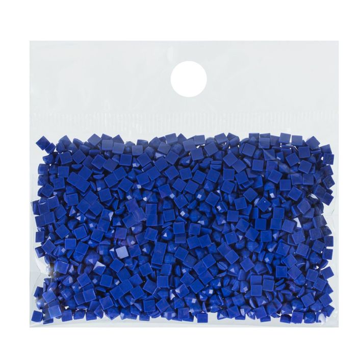 Стразы для алмазной вышивки, 10 гр, не клеевые, квадратные 2,5*2,5мм 792 Cornflower Blue DK