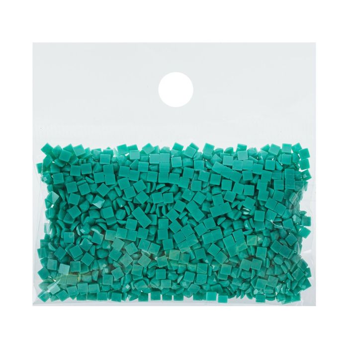 Стразы для алмазной вышивки, 10 гр, не клеевые, квадратные 2,5*2,5мм 959 Turquoise LT