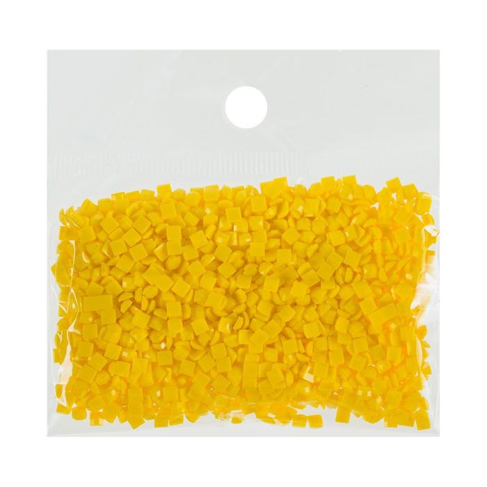 Стразы для алмазной вышивки,10 гр, не клеевые, квадратные 2,5*2,5мм 973 Canary Yellow Bright