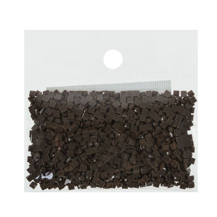 Стразы для алмазной вышивки, 10 гр, не клеевые, квадратные 2,5*2,5мм 3781 Mocha Brown DK