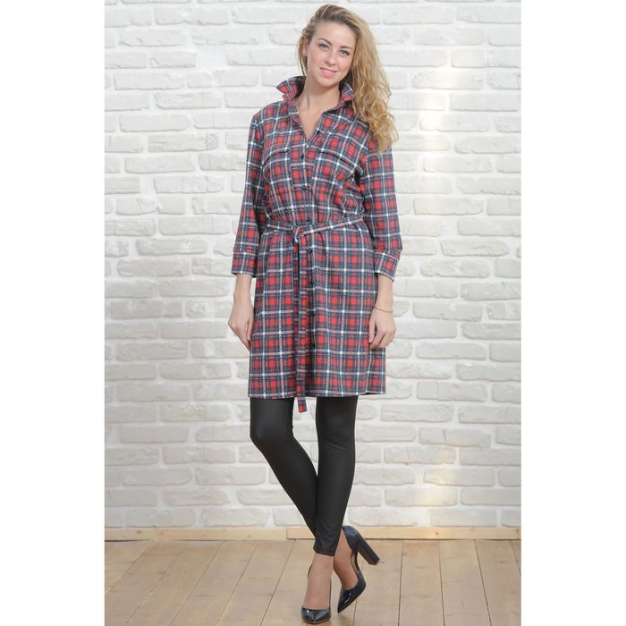 Платье женское 6080 разноцветное, р-р 48, рост 164 см