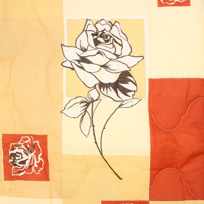 Одеяло Евро облег 200х220 микрофайбер 200г/м, бязь МИКС 120г/м хл100%