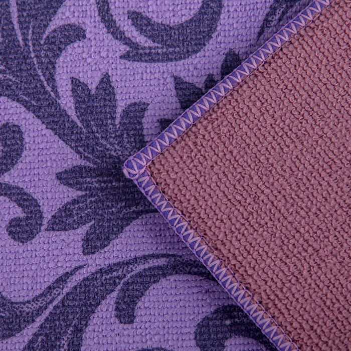 Коврик для сушки посуды 30х40 см "Флёр", цвет фиолетовый