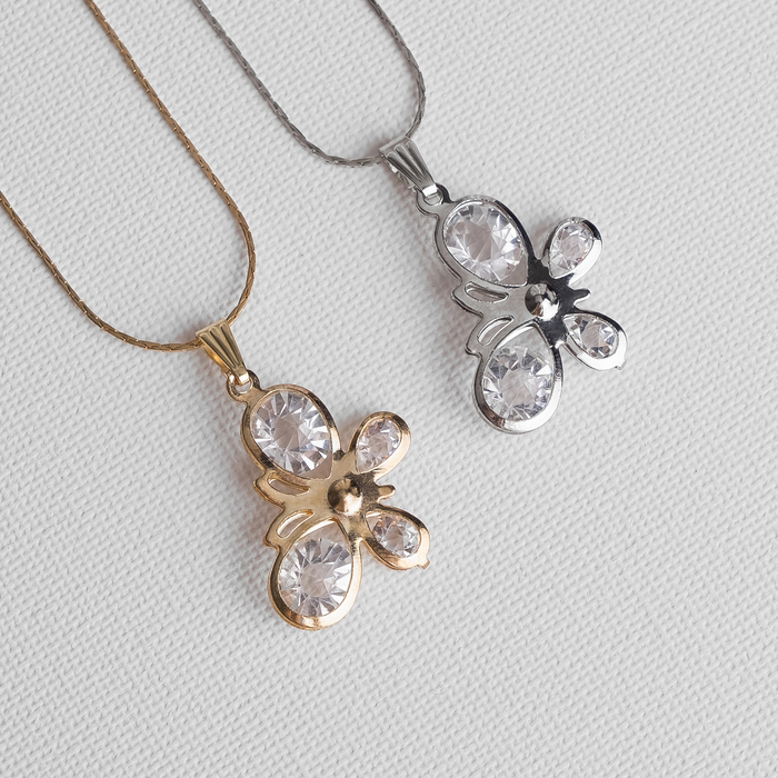 Кулон "Бабочка" нежная, цвет МИКС