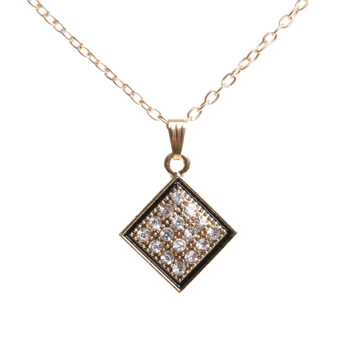 Кулон "Блеск" ромб, цвет МИКС