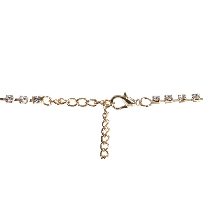 Набор 2 предмета: серьги, колье "Жемчуг" каскад, нежность, цвет белый в золоте