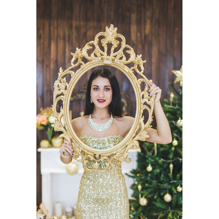 Набор 2 предмета: серьги, колье "Жемчуг" каскад, нежность, цвет белый в золоте