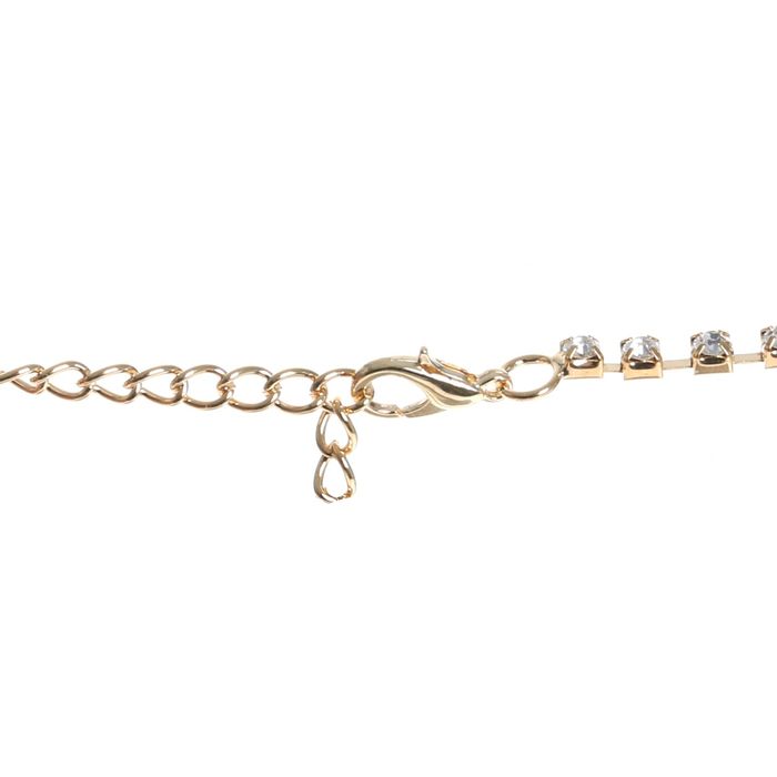 Набор 2 предмета: серьги, колье "Жемчуг" каскад, королева, цвет белый в золоте