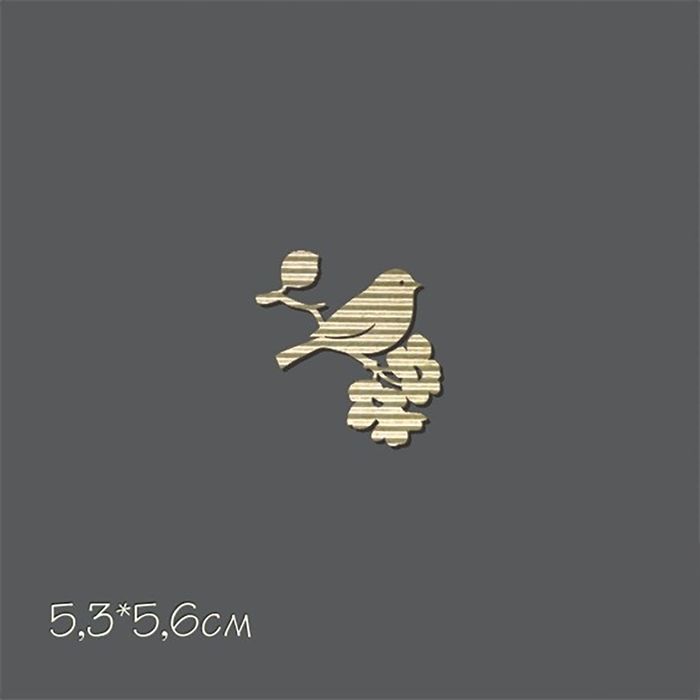 Чипборд гофрокартон "Зарянка" 5,2х5,6 см