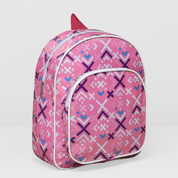 Рюкзак детский, 1 отдел, наружный карман, цвет розовый