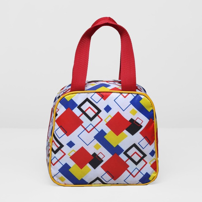 Сумка детская на молнии, 1 отдел, наружный карман, цвет красный/синий