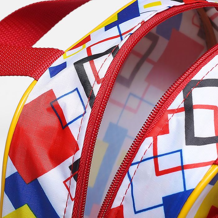 Сумка детская на молнии, 1 отдел, наружный карман, цвет красный/синий