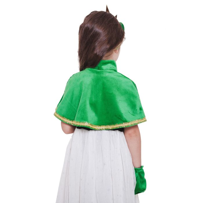 Набор "Царевна-лягушка" шапка, пелерина, лапки. Размер 30 рост 98-110