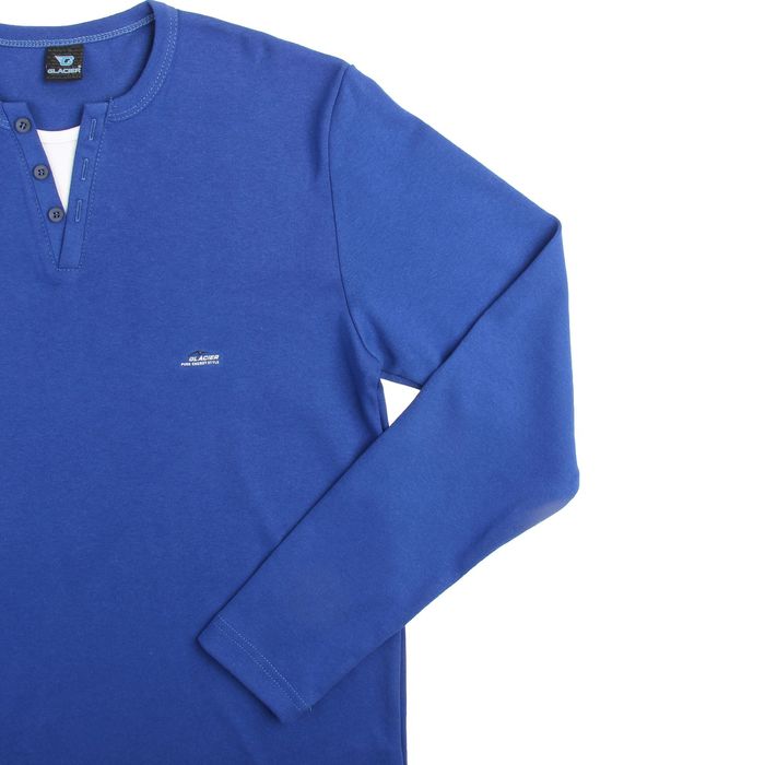 Джемпер мужской арт.0740, цвет василек, размер M