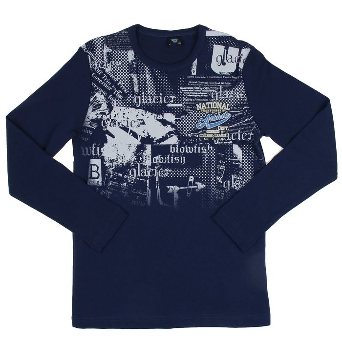 Джемпер мужской арт.0775, цвет джинс, размер L