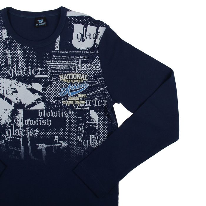 Джемпер мужской арт.0775, цвет джинс, размер L