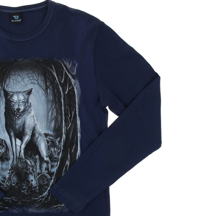 Джемпер мужской арт.0787, цвет джинс, размер M