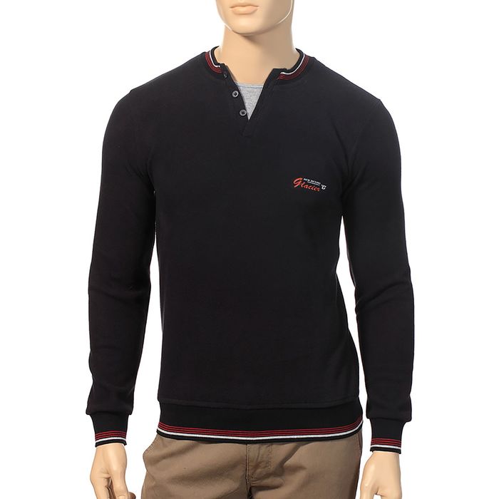 Джемпер мужской арт.1439, цвет темно-синий, р-р 3XL