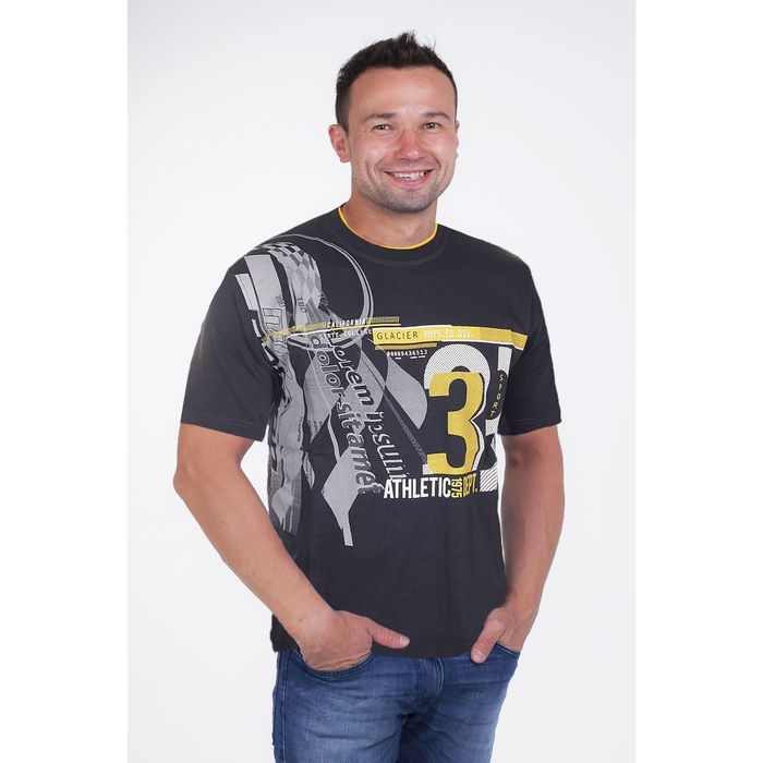 Футболка мужская арт.428, цвет антрацит, р-р M