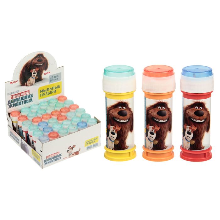 Мыльные пузыри "Тайная жизнь домашних животных", 50мл
