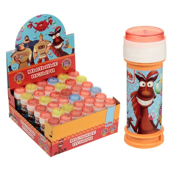 Мыльные пузыри "Три богатыря", 50мл.