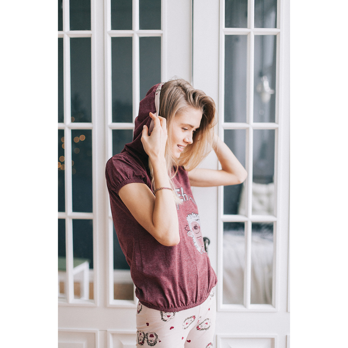 Комплект женский Меланжики (футболка, брюки) 217631 меланж р-р 50