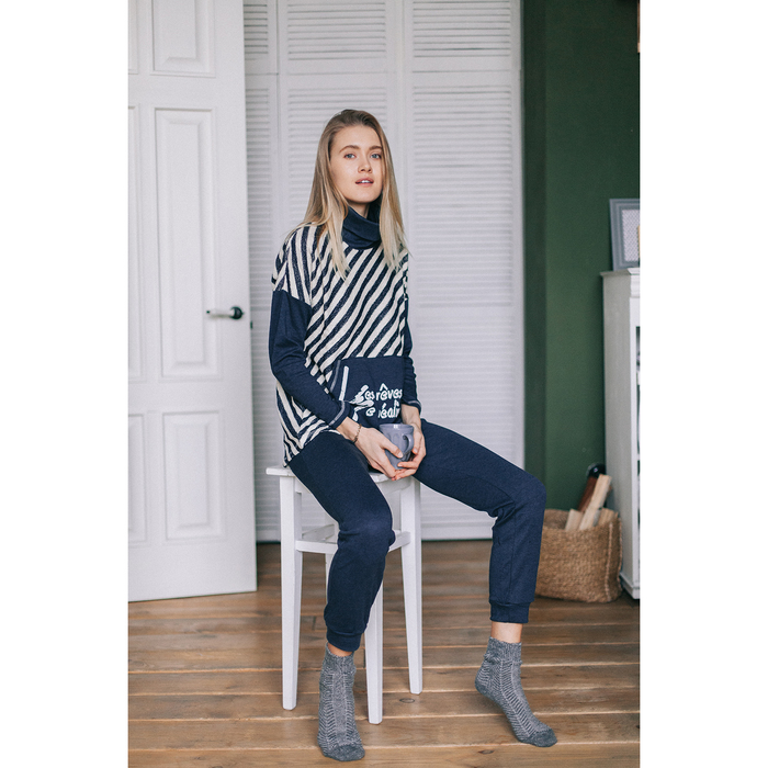 Комплект женский (джемпер, брюки) "Круиз" 211800 сапфир , р-р 44