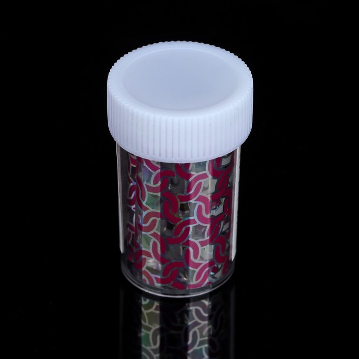 Переводная фольга для дизайна ногтей "Цепочка", 4х50см, разноцветная