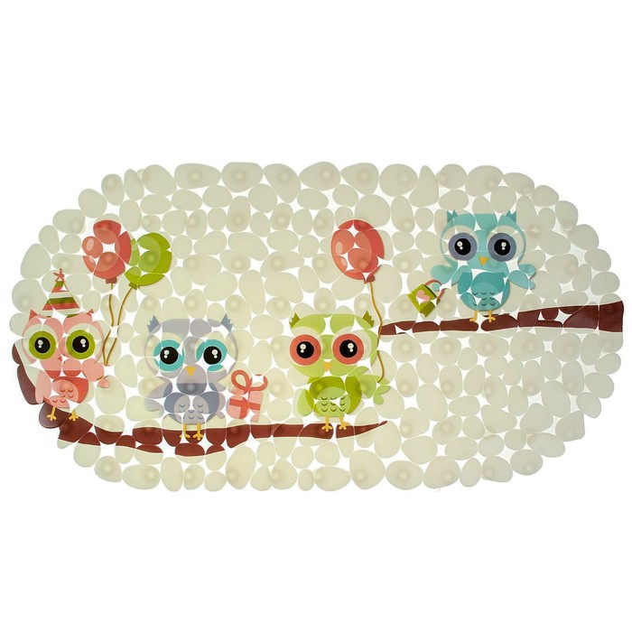 SPA-коврик для ванны "Совы с шариками"