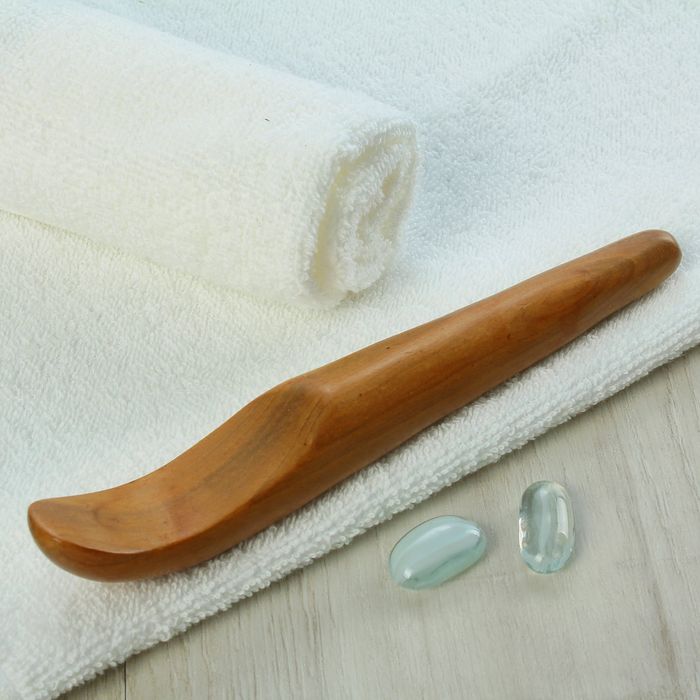 Массажёр для спины "Гуаша. Ложечка", деревянный