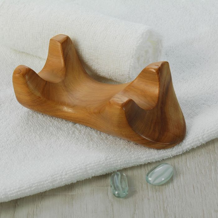 Массажёр для спины "Гуаша. Собака", деревянный