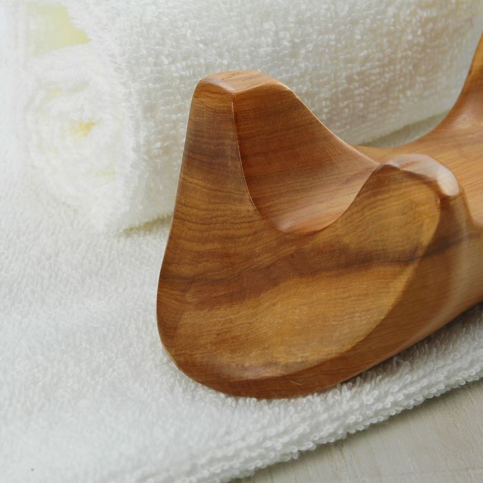 Массажёр для спины "Гуаша. Собака", деревянный