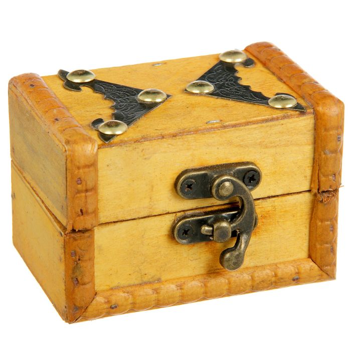 Шкатулка дерево сундучок "Герцог" 6х9х6 см