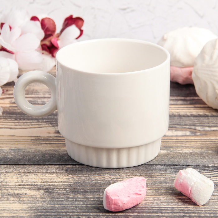 Набор кружек 240 мл My Love, 4 шт, на металличкской подставке