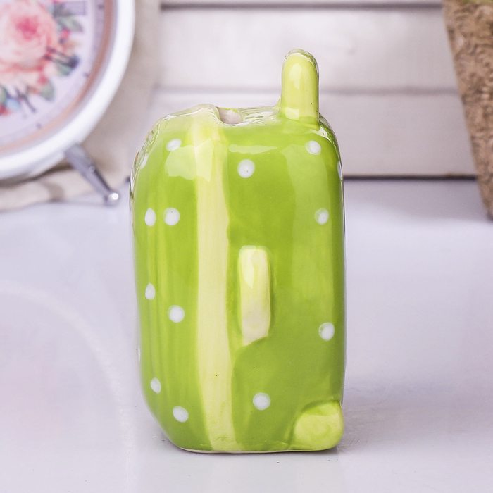 Копилка керамика "Чемодан в горошек" МИКС 8,8х6,5х4,5 см